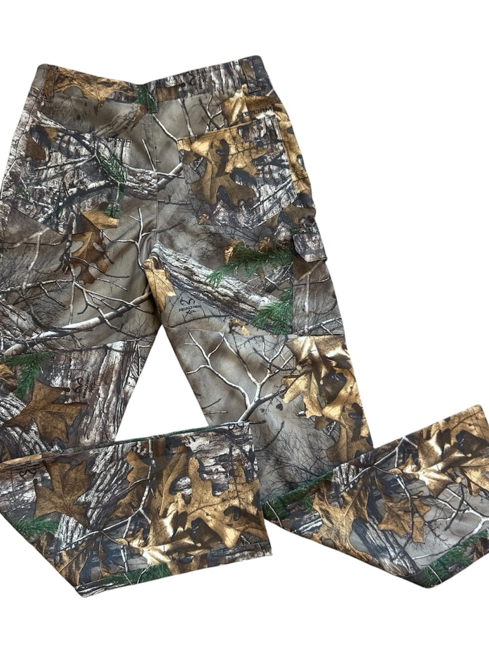 Under Armour UA Storm Realtree Xtra Camo Hunting Pants Youth Girls XL 16 Loose - Picture 3 of 13